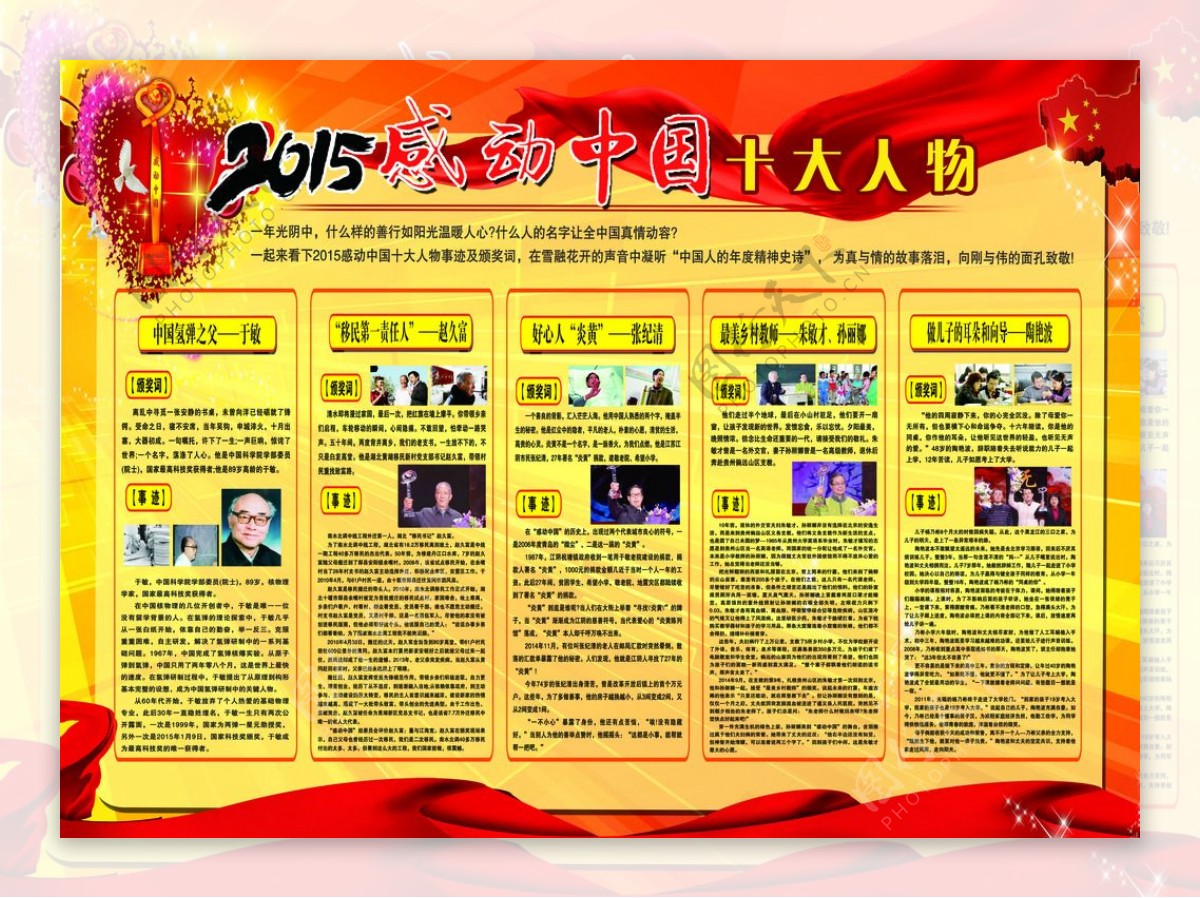 2015感动中国十大人物