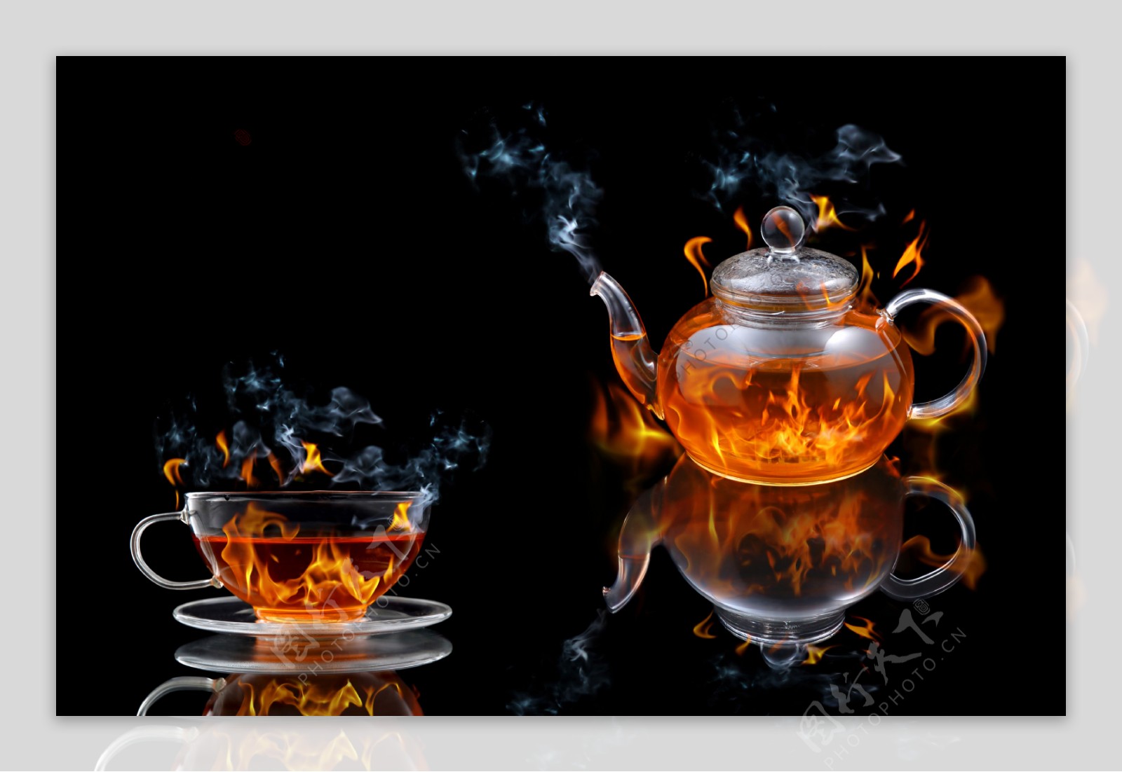 茶壶里的火和烟图片