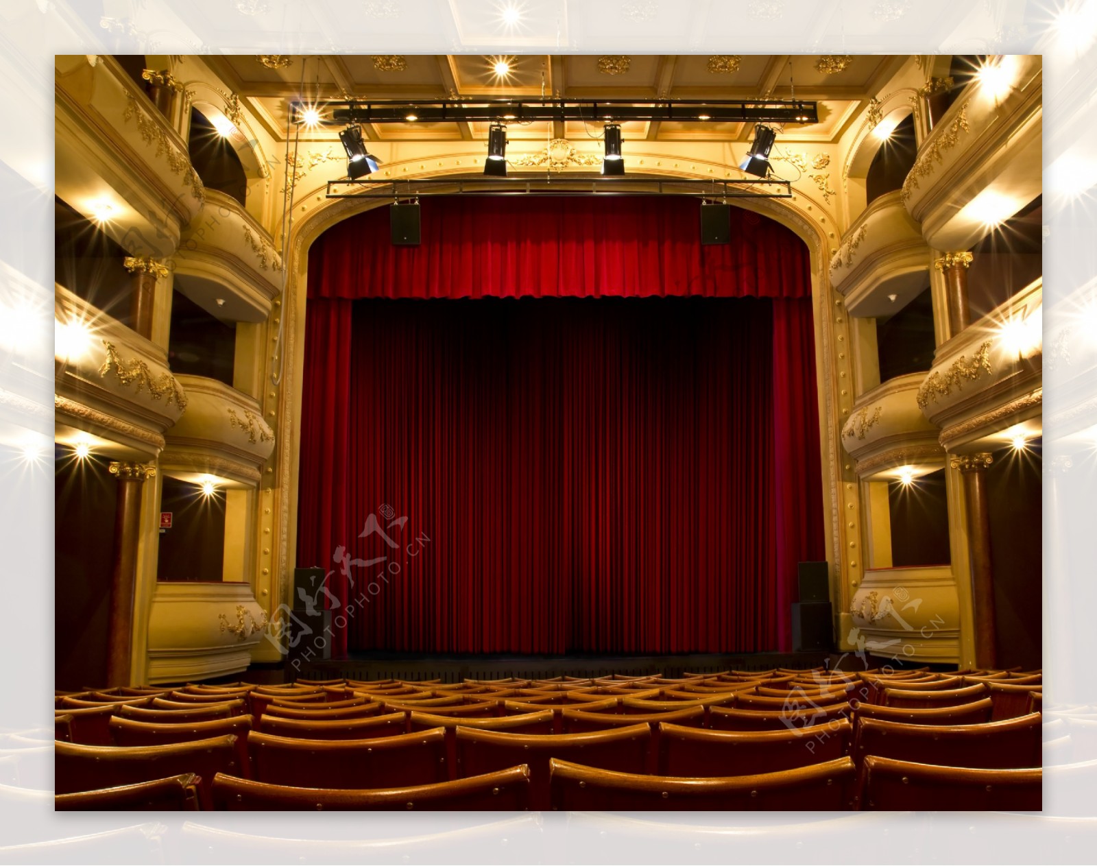 歌剧院大厅舞台图片