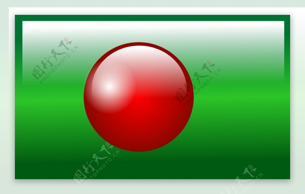 有光泽的孟加拉国旗II