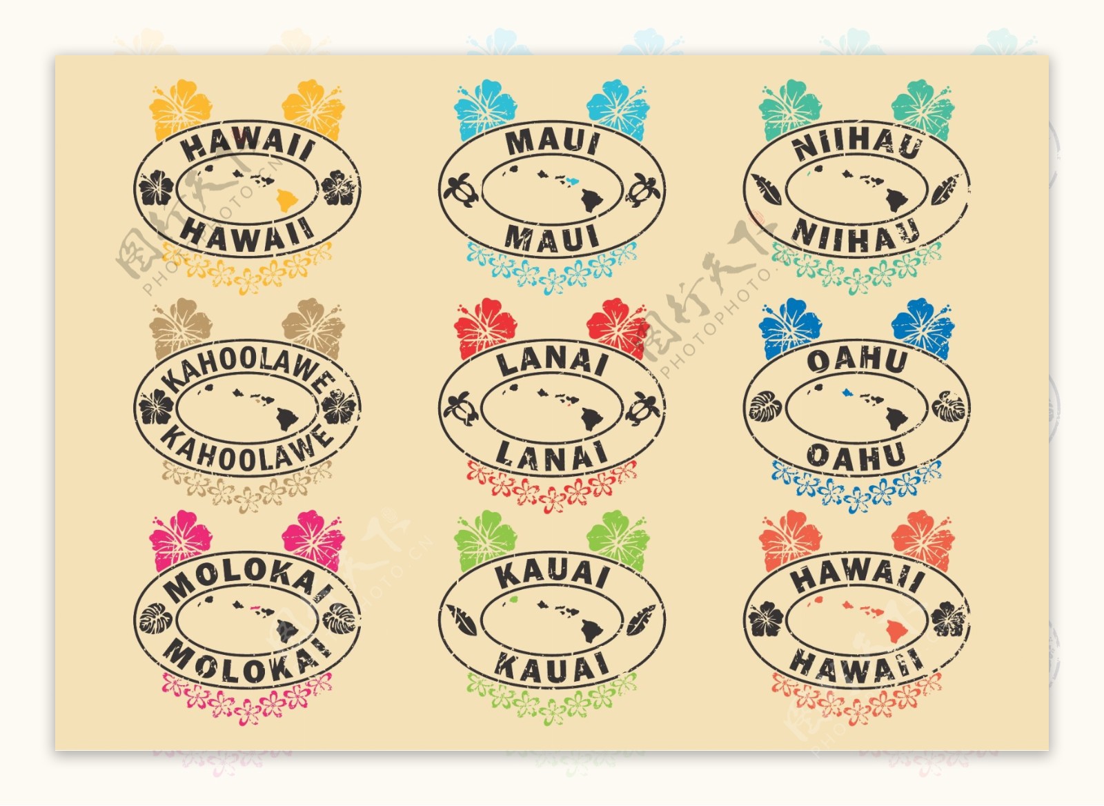 夏威夷邮票