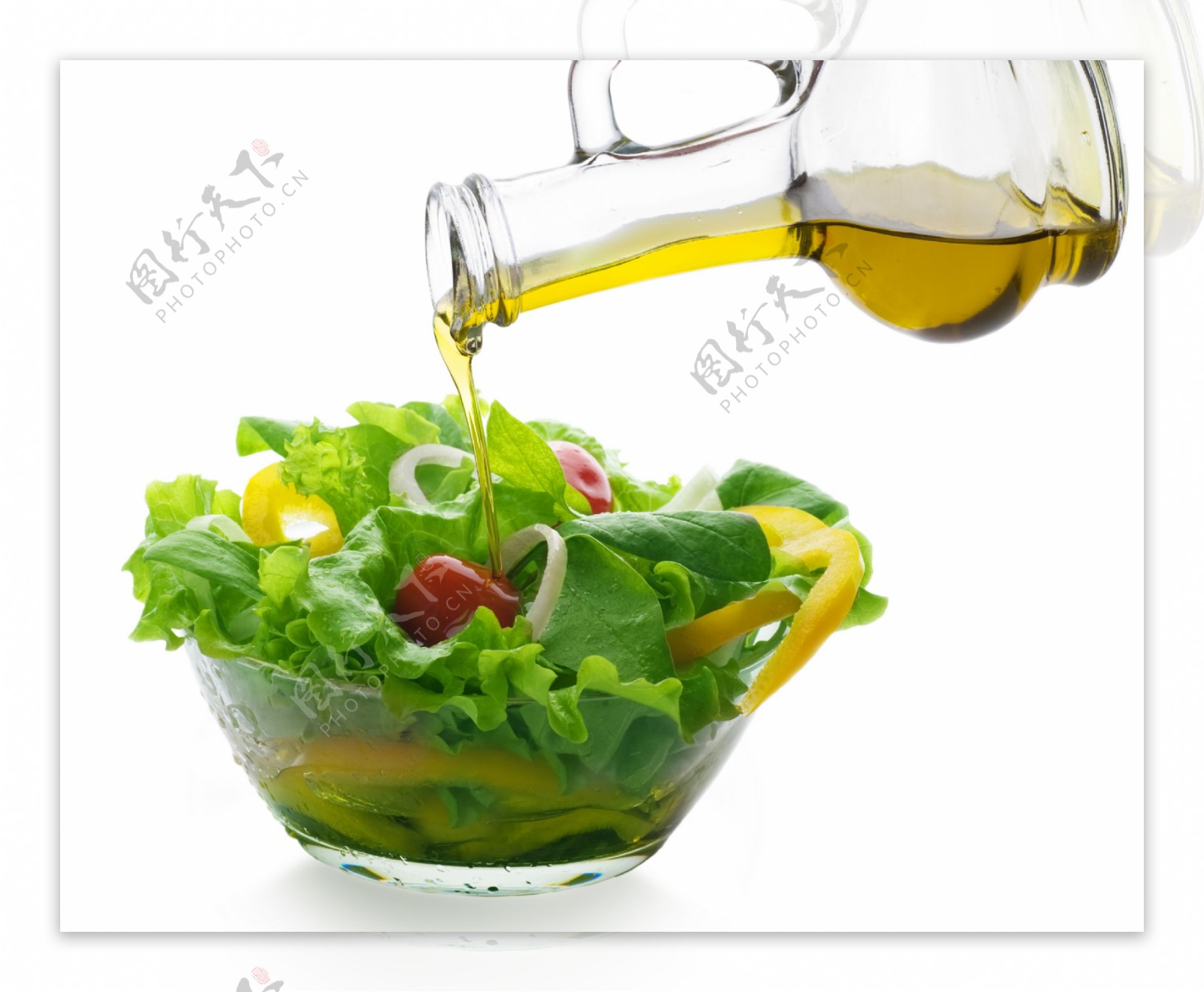 蔬菜中添加橄榄油图片