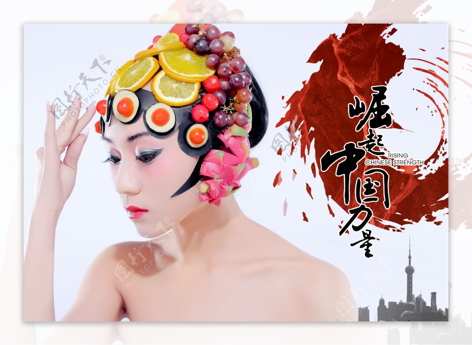 中国风戏曲美女图片