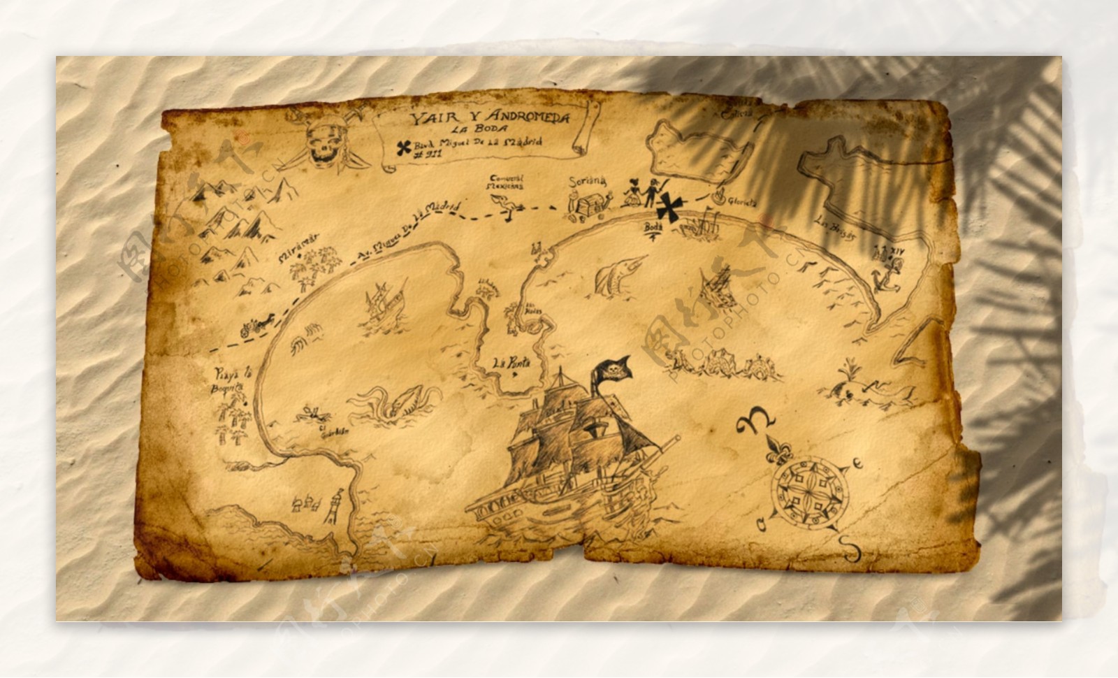 海盗宝藏地图