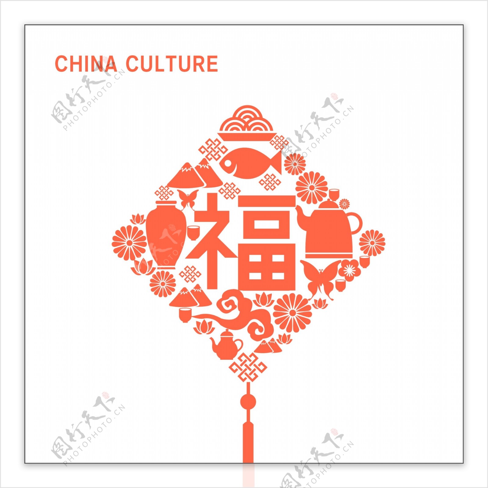 中国传统福字元素