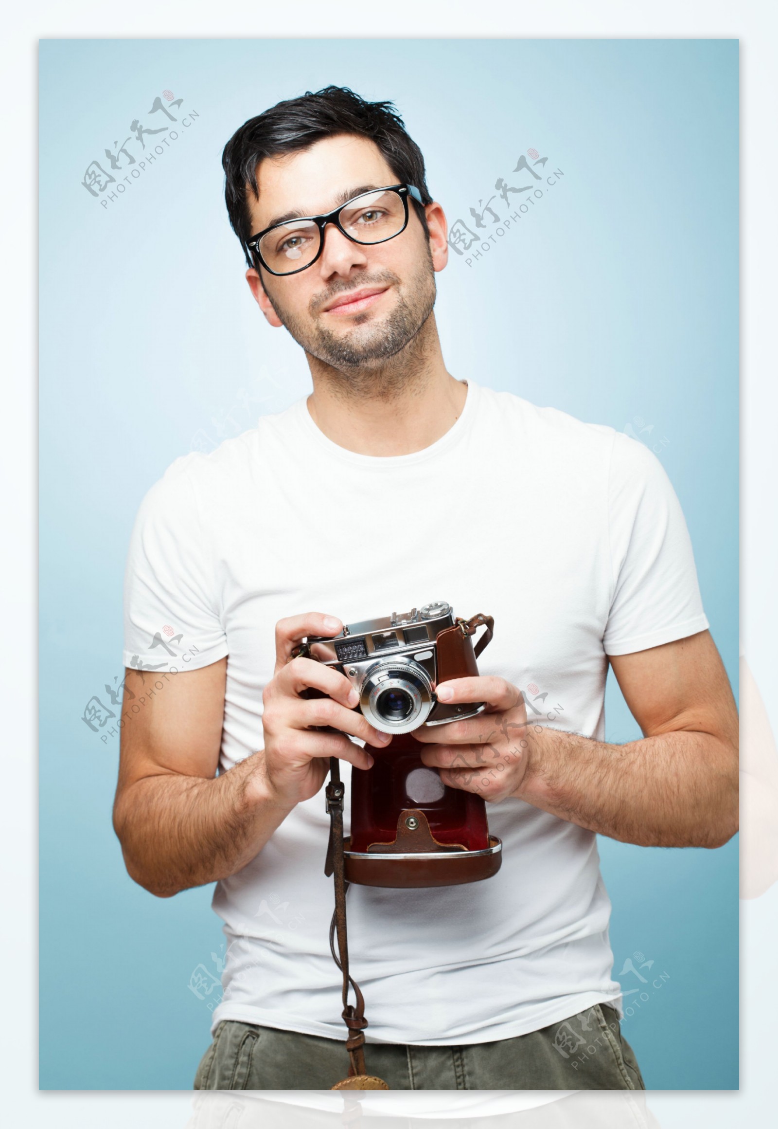 Wallpaper Photographer Man Camera Closeup