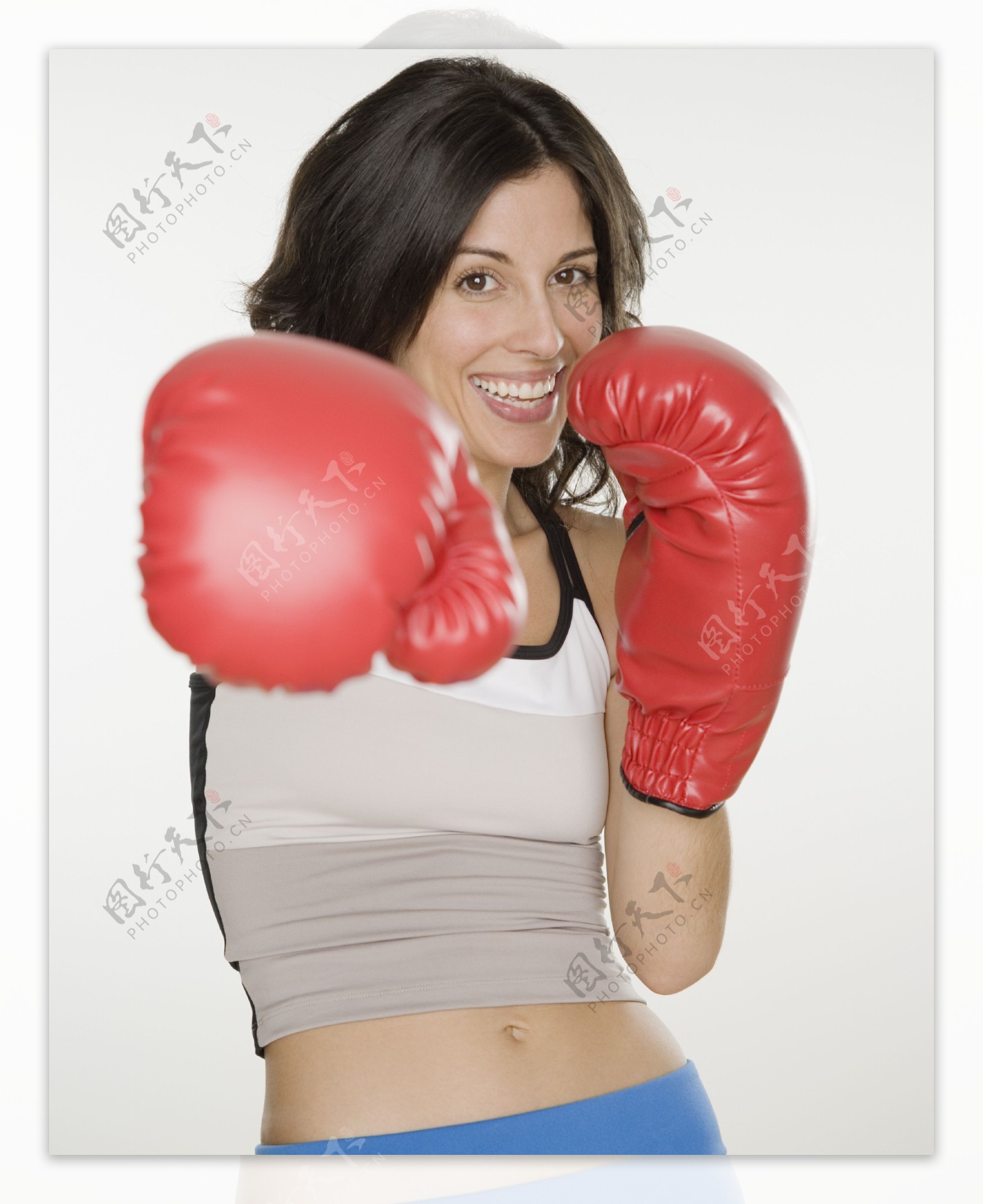 美女拳击运动员图片