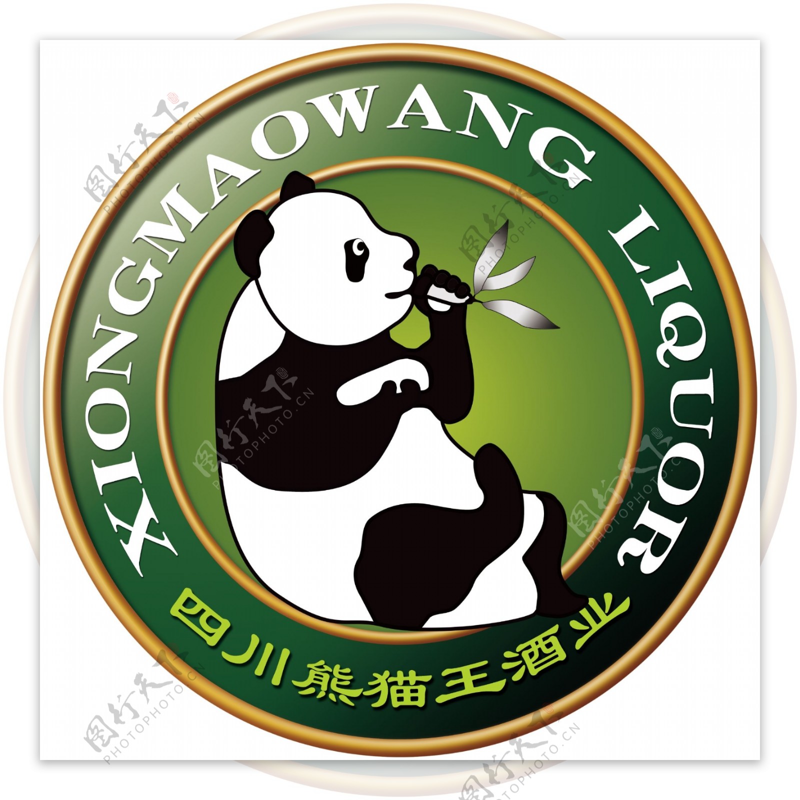 熊猫王酒logo