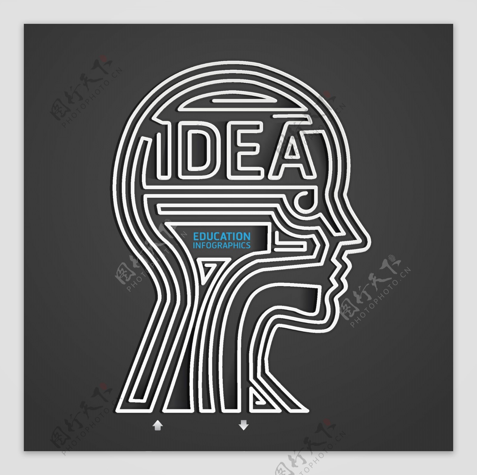 抽象人物idea