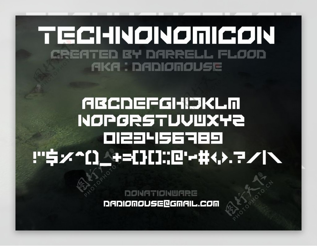 technonomicon字体