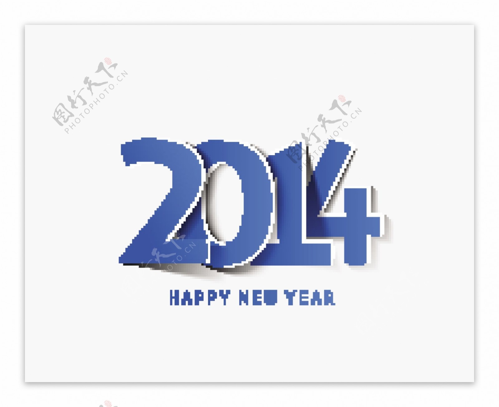 2014新年字体标签
