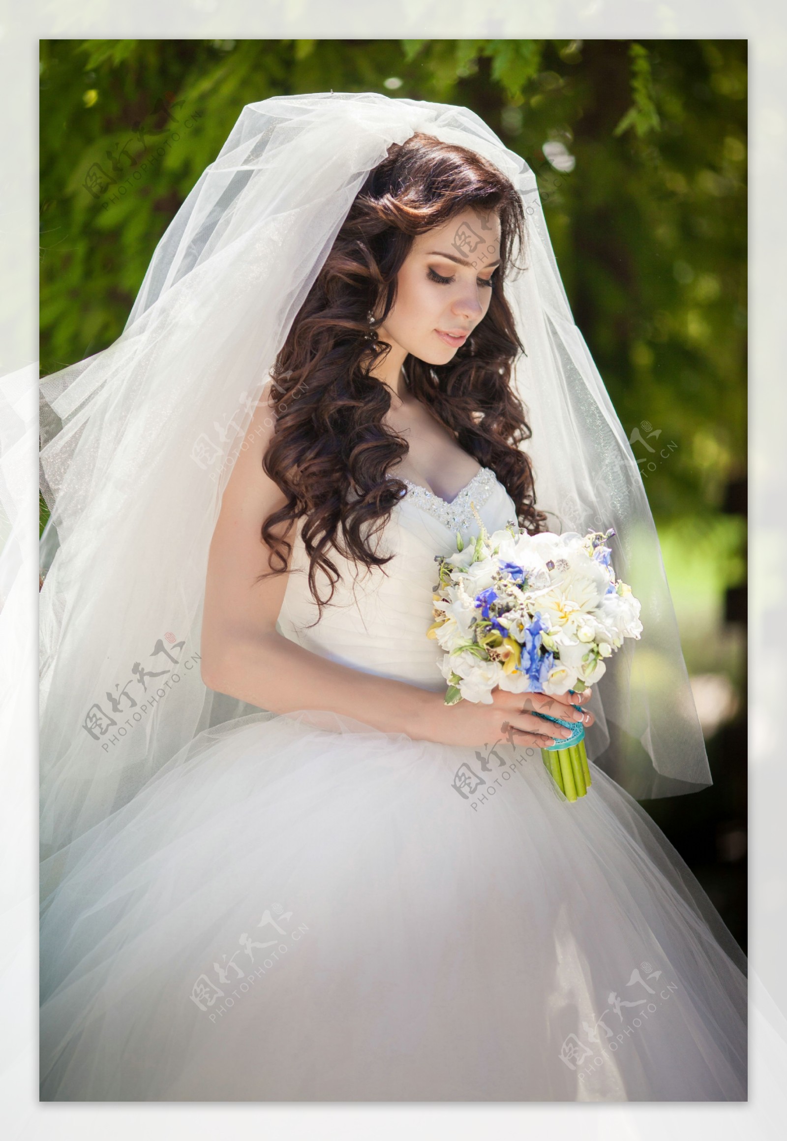 欧美唯美婚纱图片素材-编号13716056-图行天下