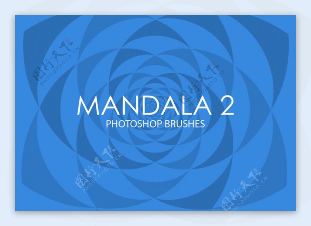 万花筒式花纹背景图案Photoshop笔刷Mandala系列