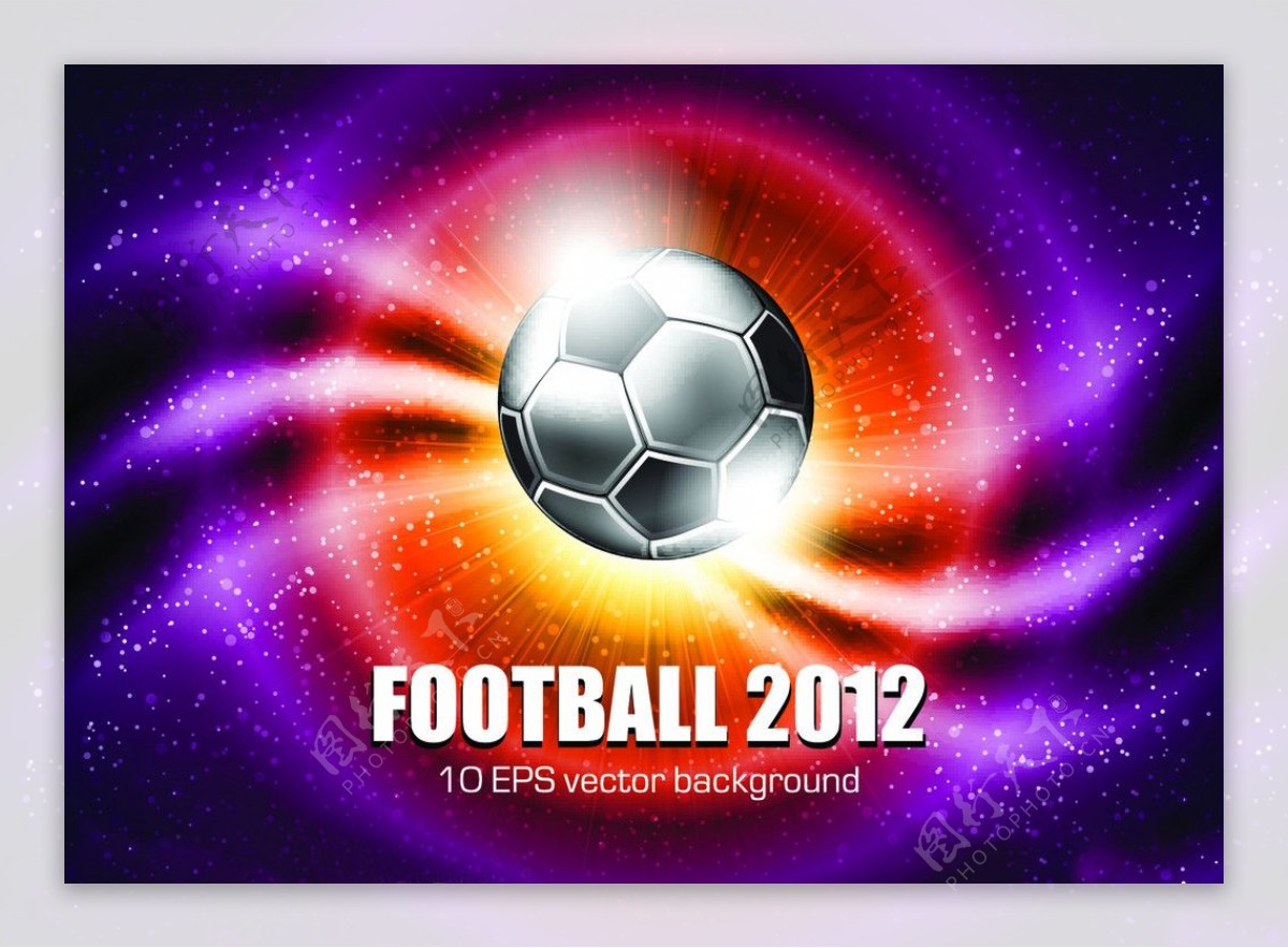 位图主题2012欧洲杯足球文字免费素材