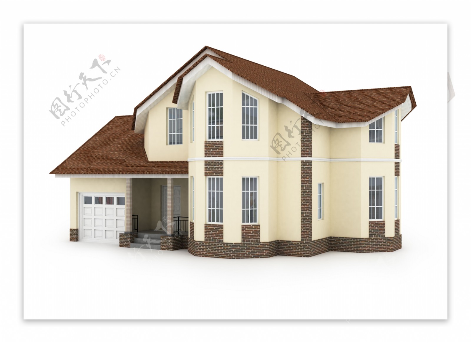 3D别墅房屋建筑模型