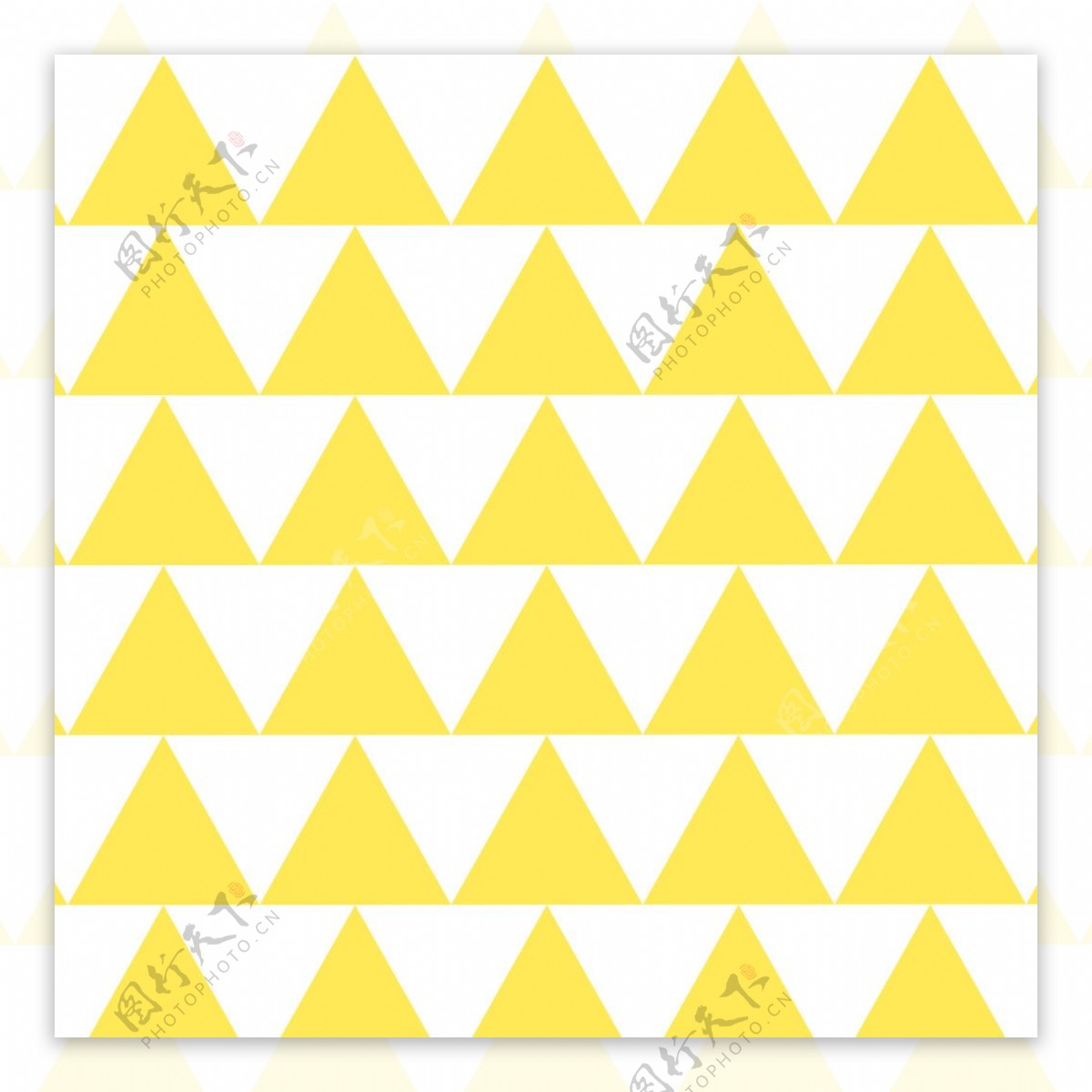 原创黄色三角