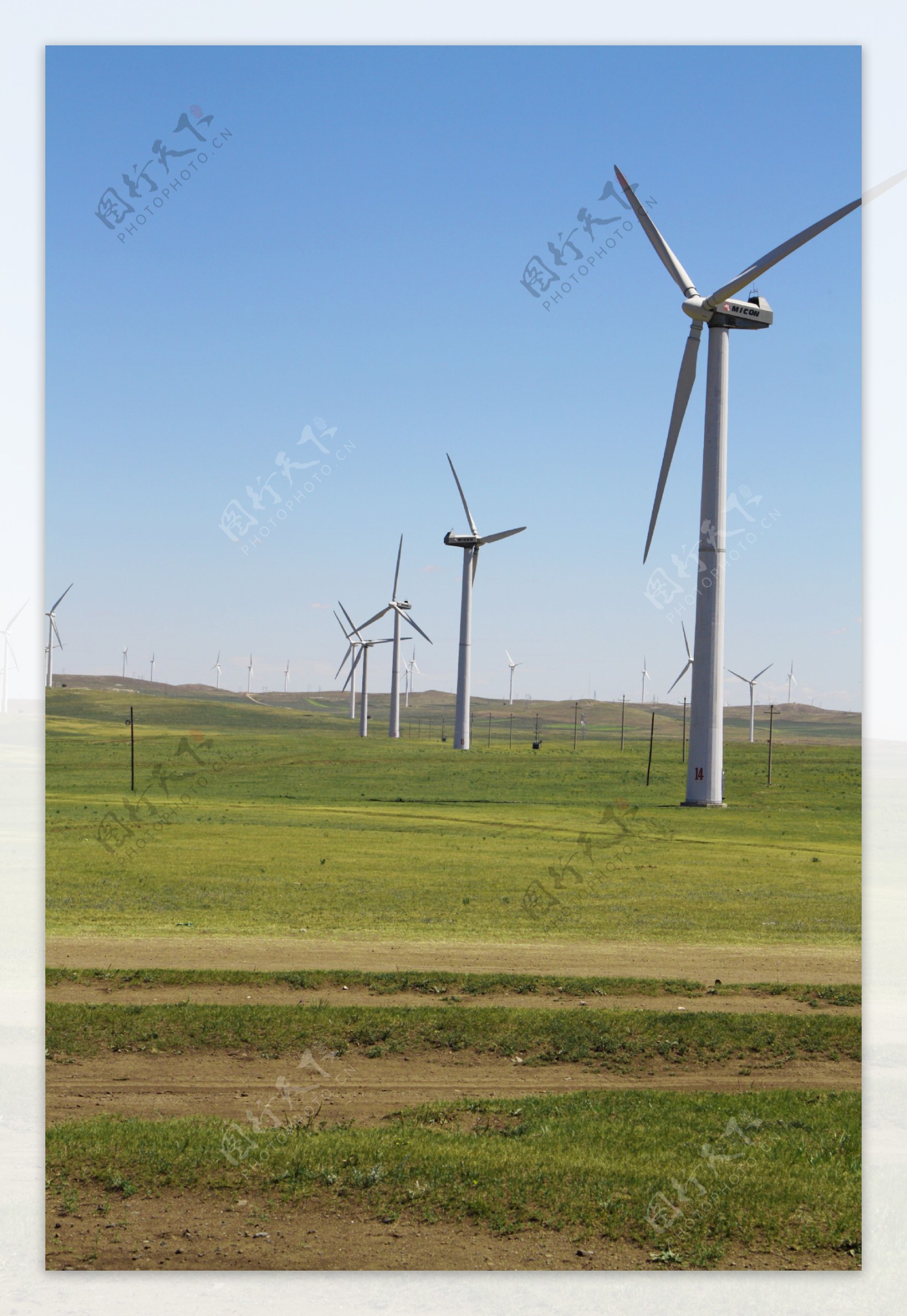 电力风车图片