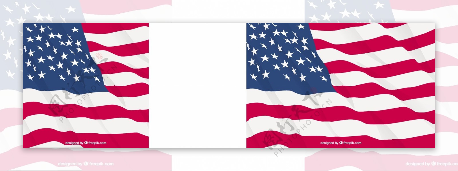 美国国旗在现实设计中的背景