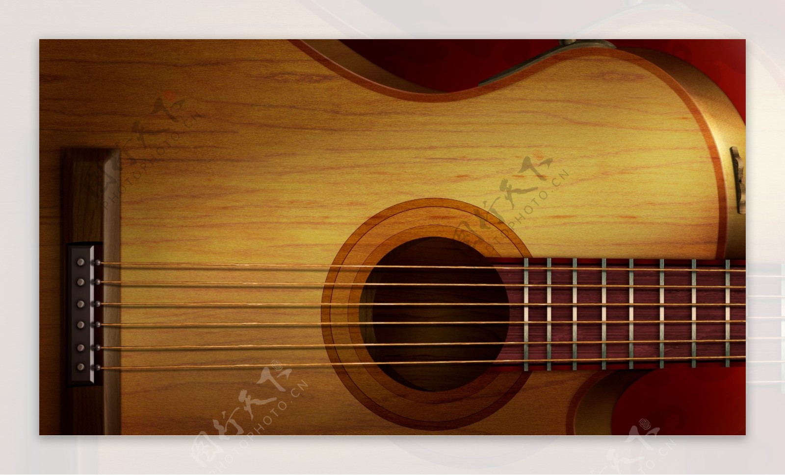 吉它乐器背景PSD分层素材图片