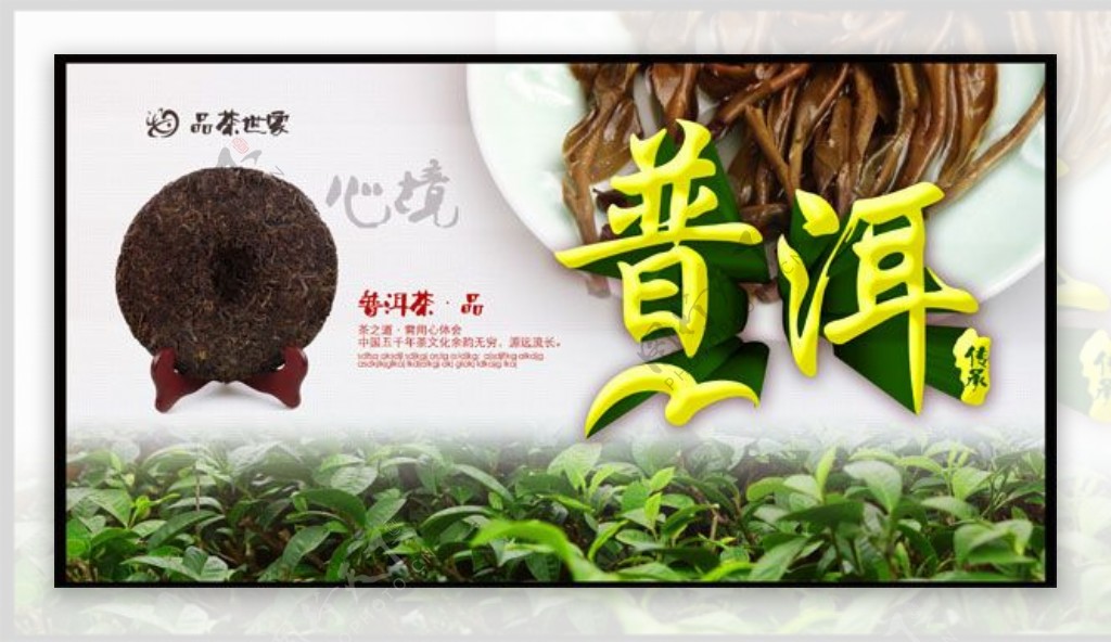 普洱茶广告海报