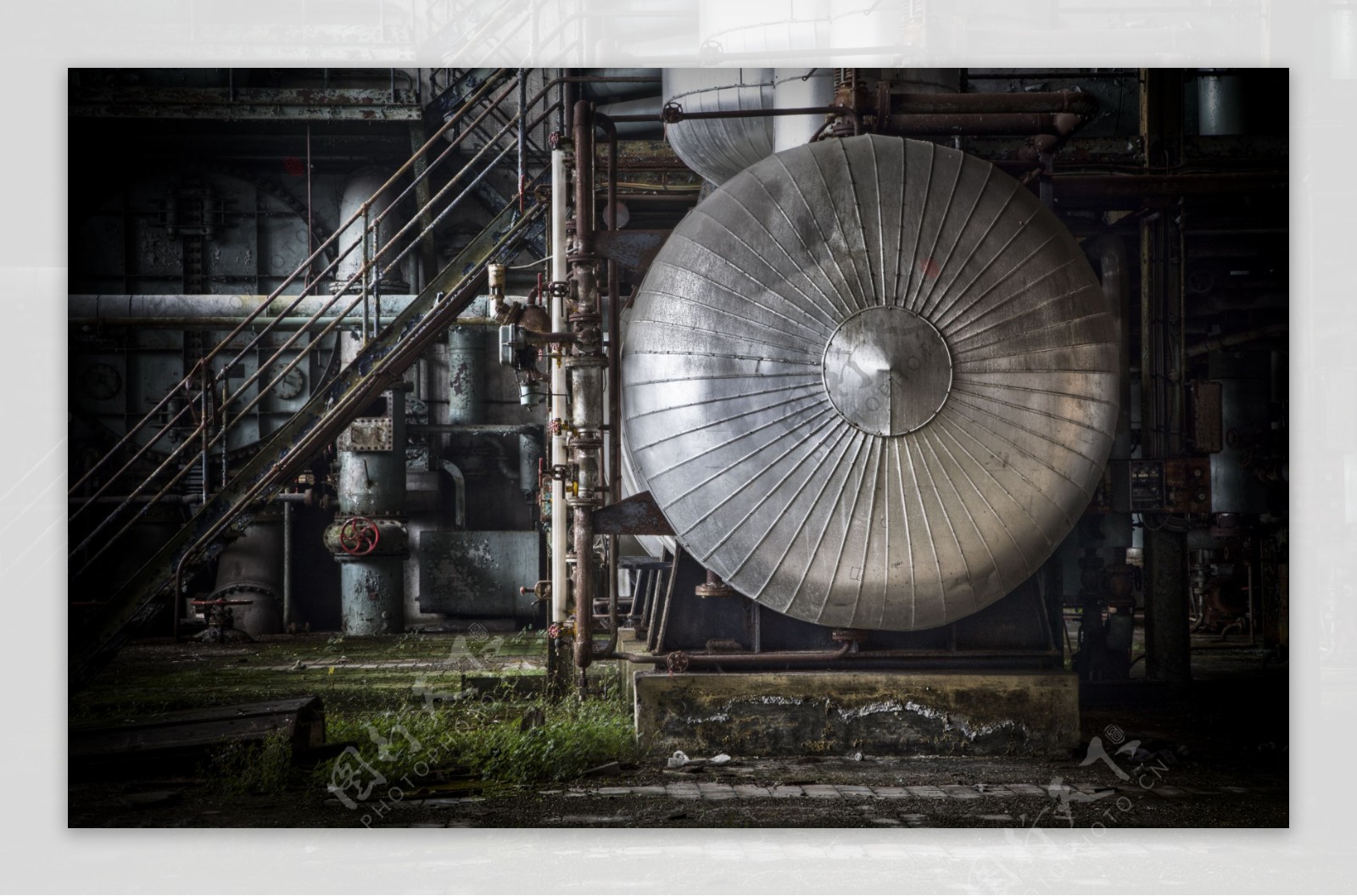 钢铁厂机械零件图片
