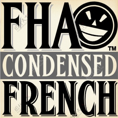 FHA简明法语字体