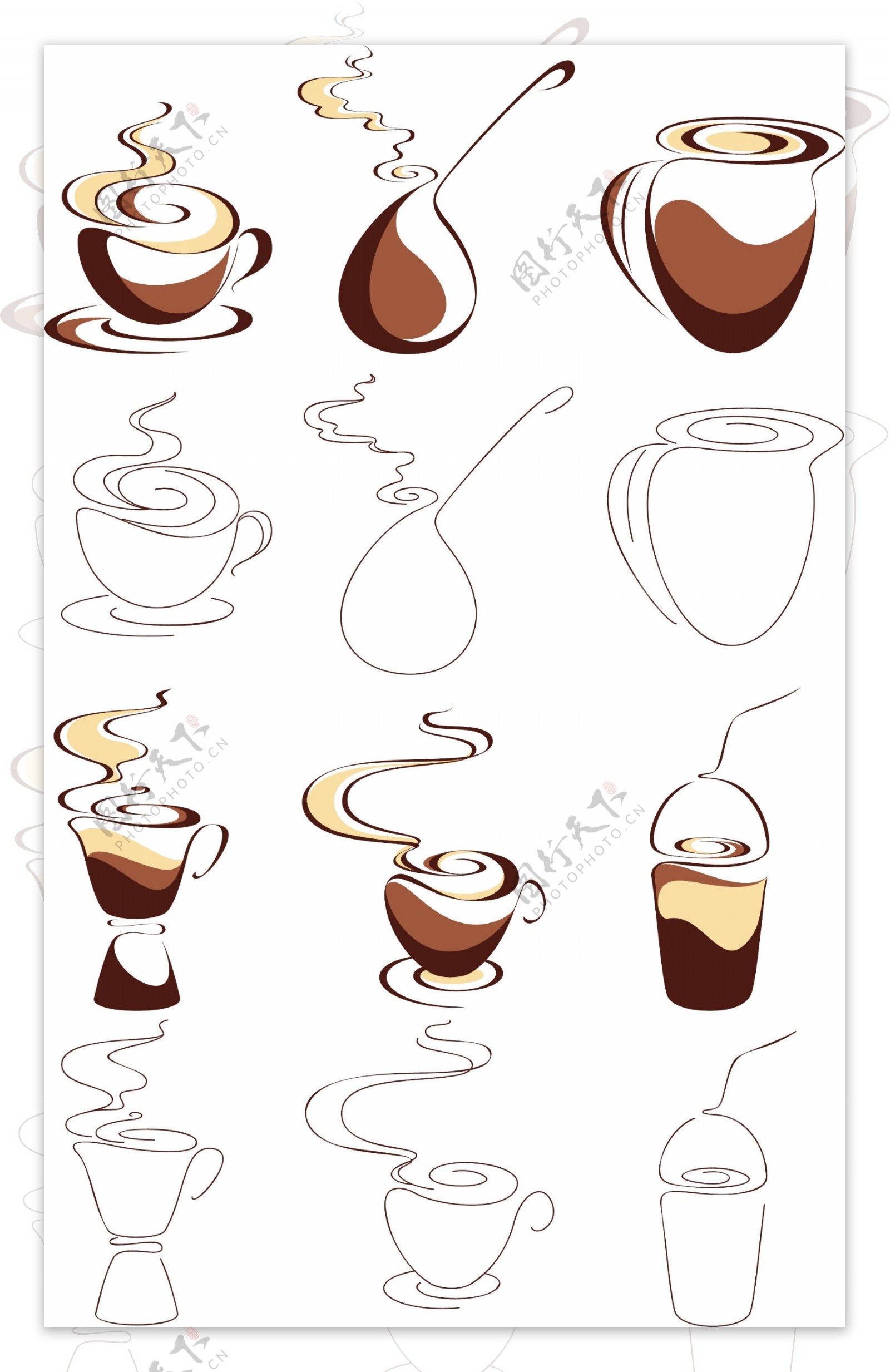 咖啡图形