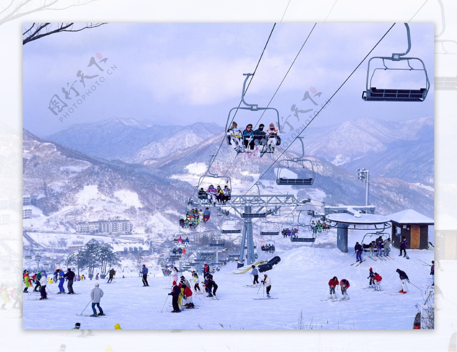 韩国阳智度假村冬季图片
