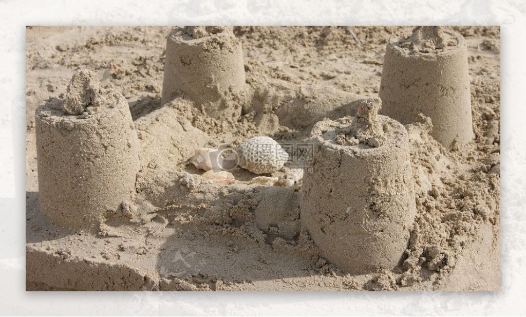 沙子做的城堡