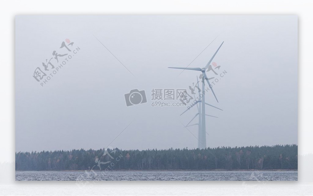 湖上风力发电站