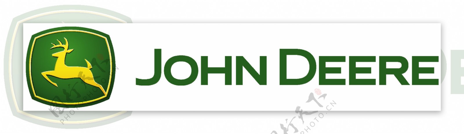 约翰迪尔拖拉机标志免抠png透明素材