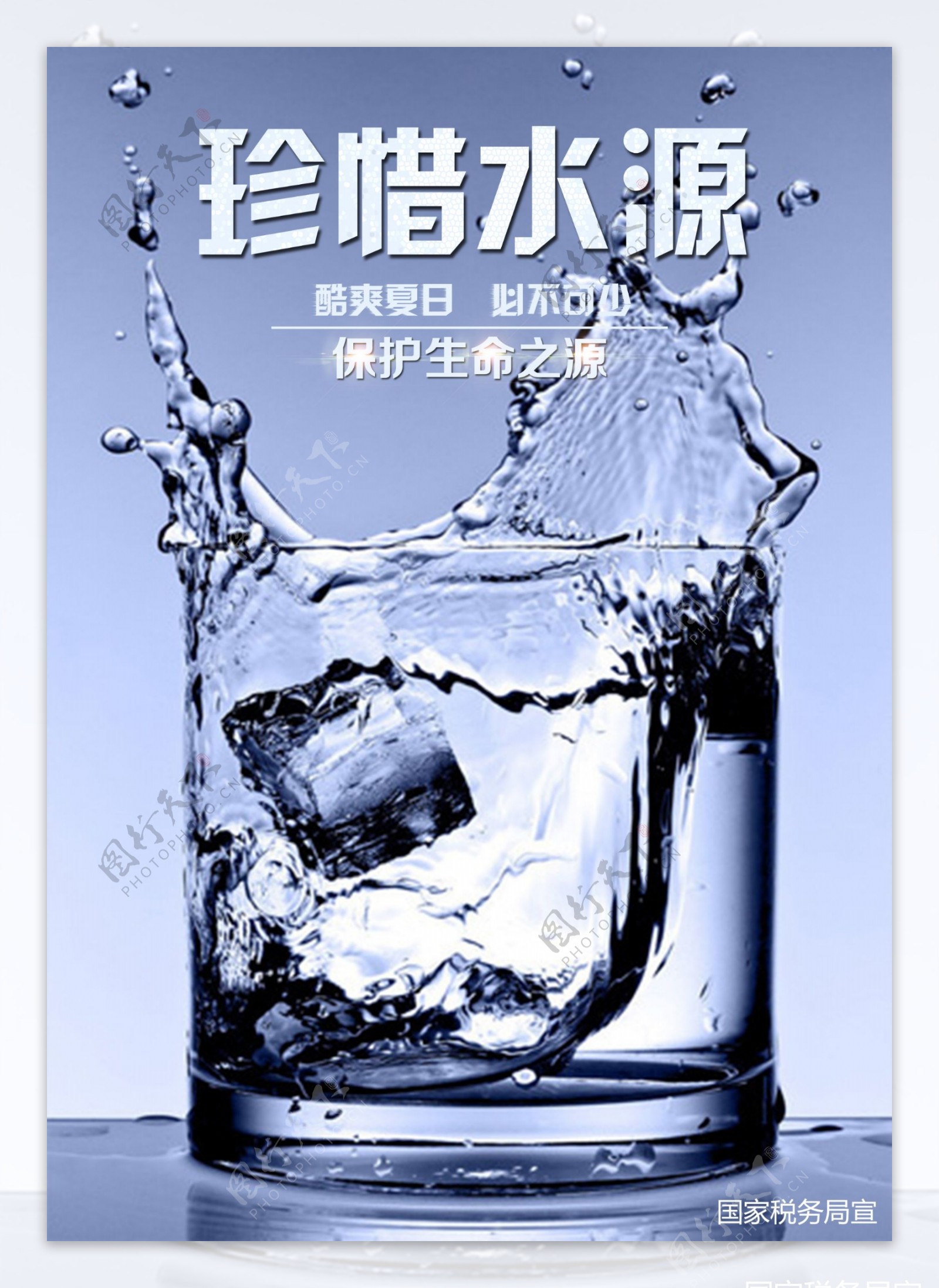 爱护水资源宣传海报