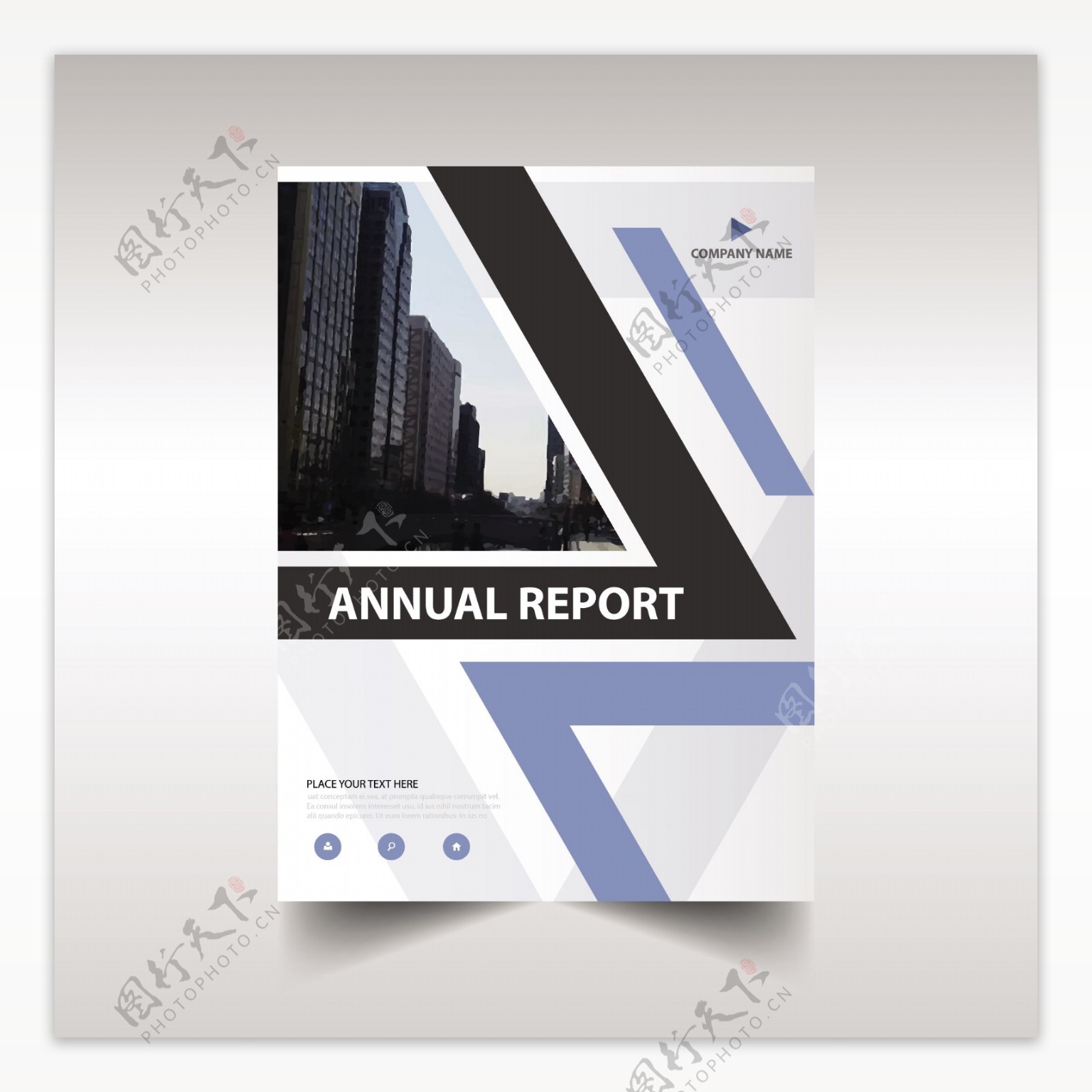 优雅的企业年度报告设计