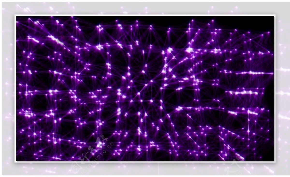 扑面紫粒子酷炫动态视频素材