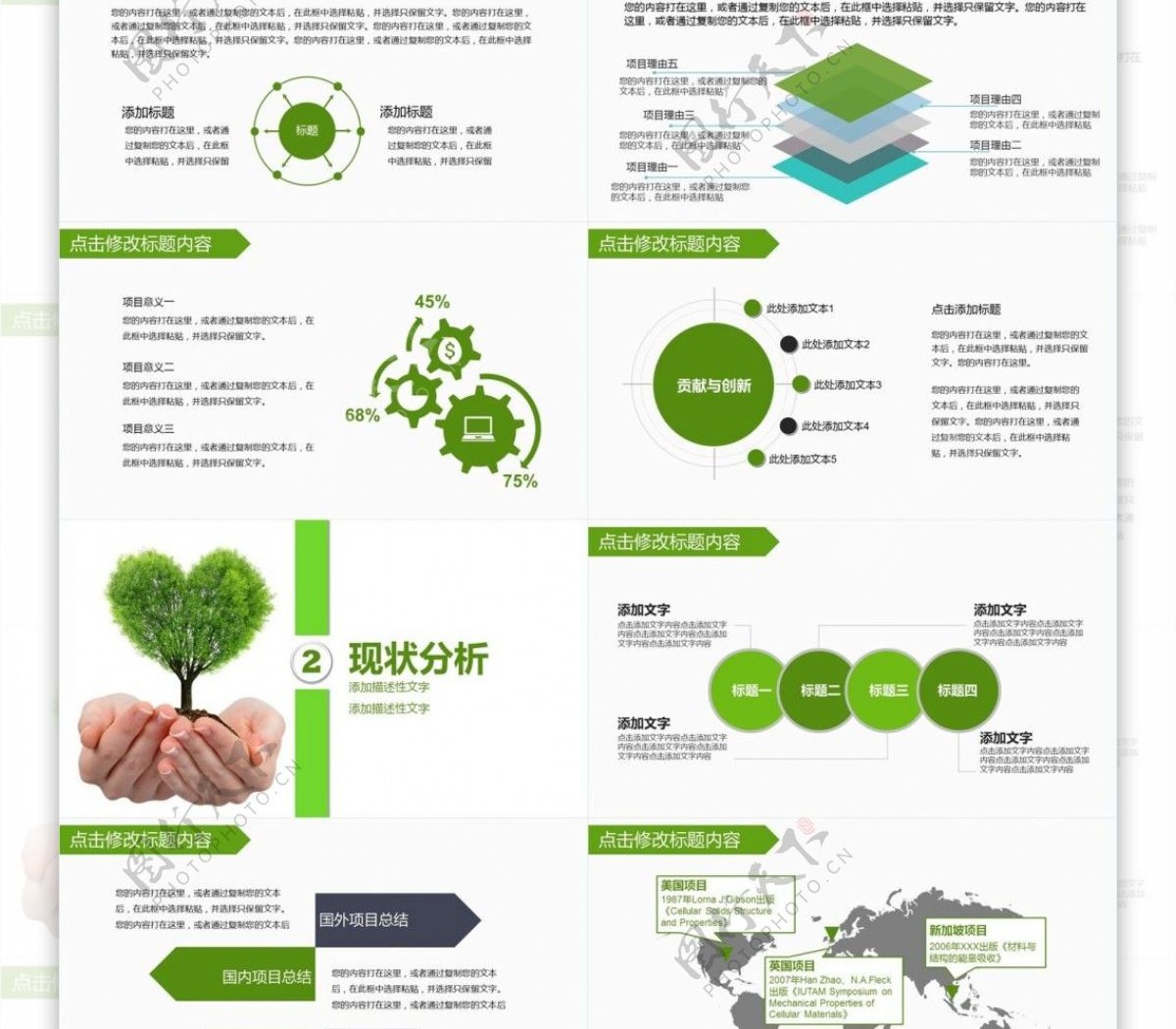完整简约绿色环保项目开发总结计划书模板