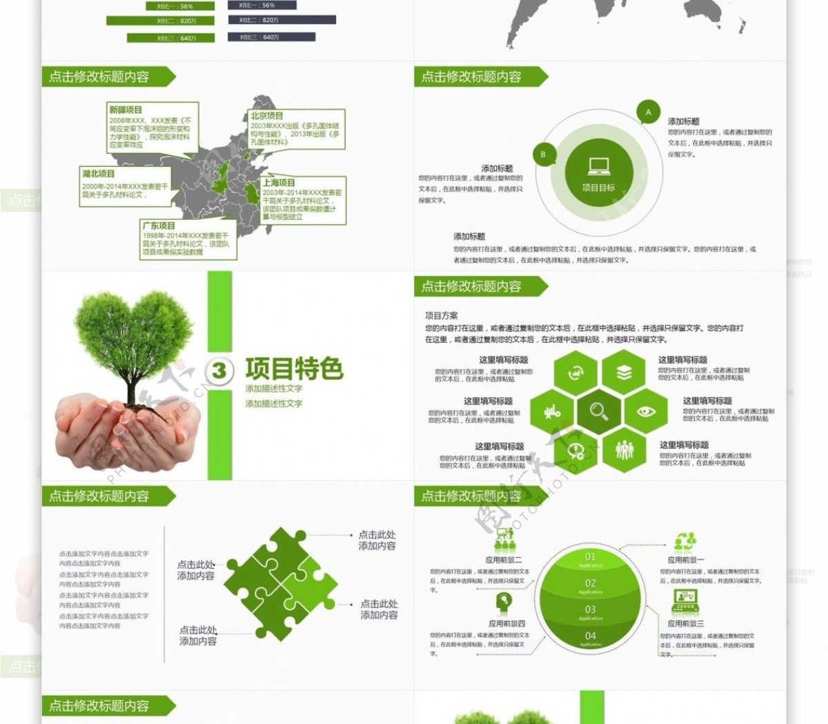 完整简约绿色环保项目开发总结计划书模板