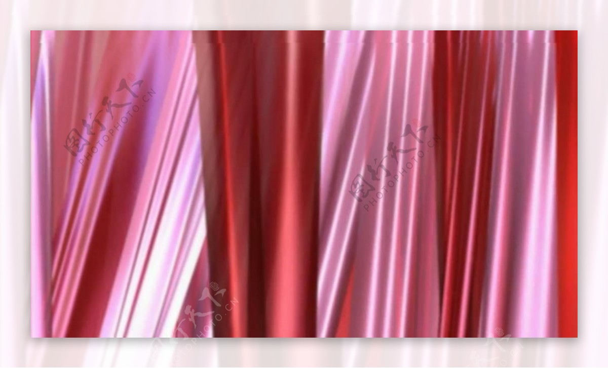 喜庆中国红丝绸背景视频素材