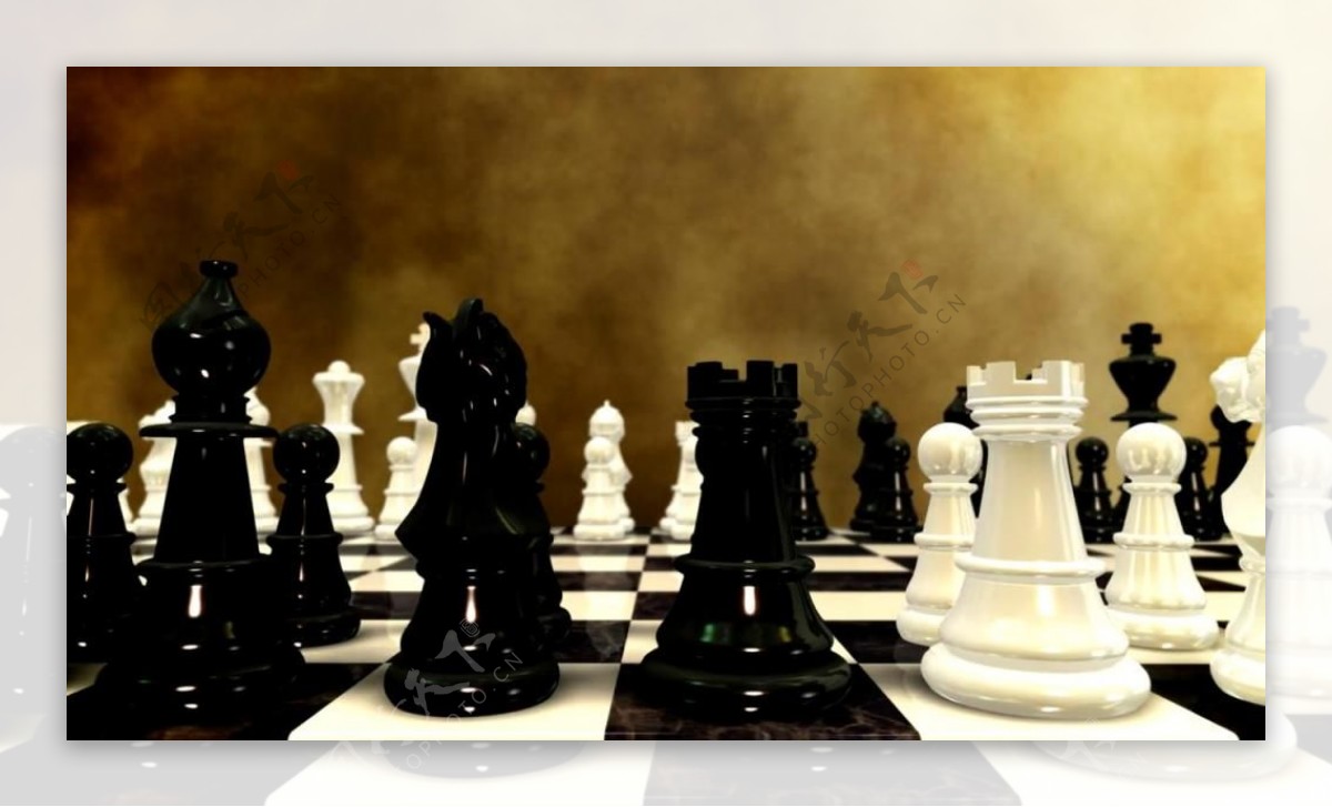 国际象棋大气动态背景视频素材