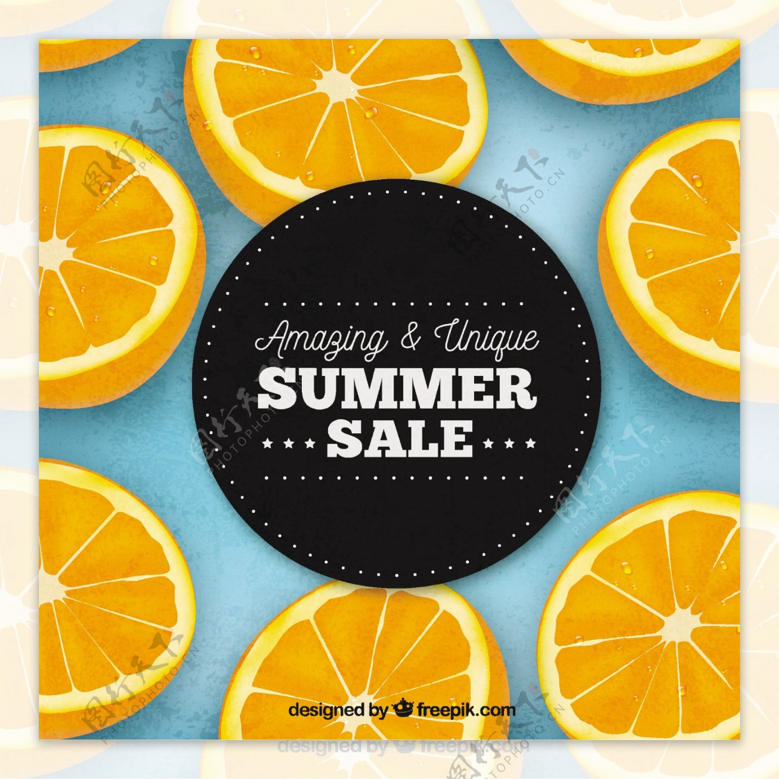 夏季橙色销售情况