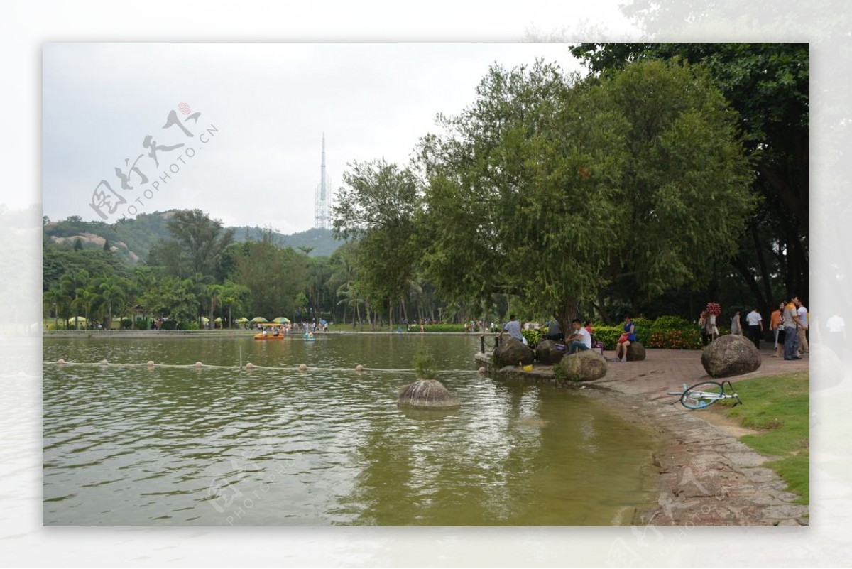 飞尔珠海海滨公园人工湖