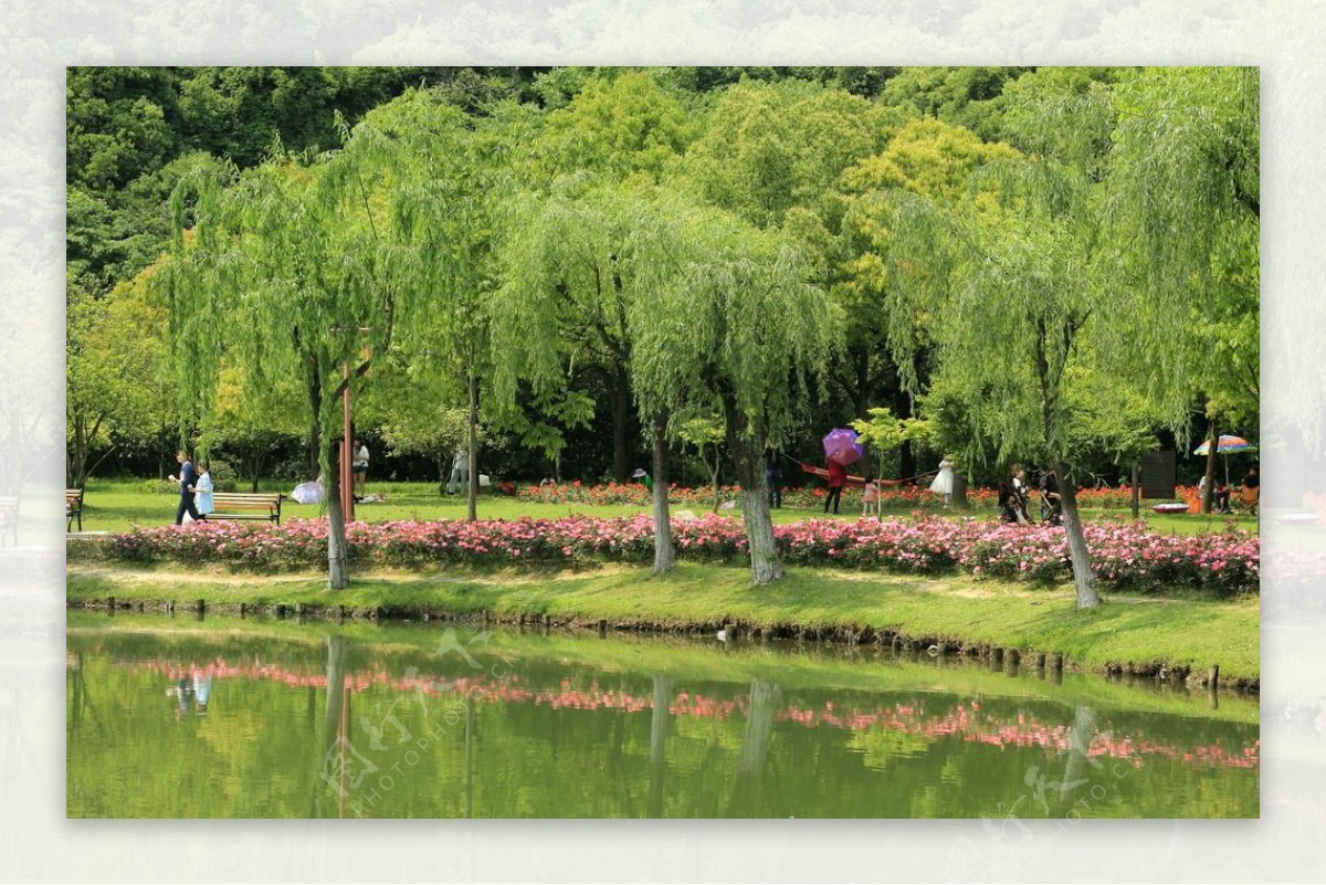 杭州市富阳区东吴公园风景