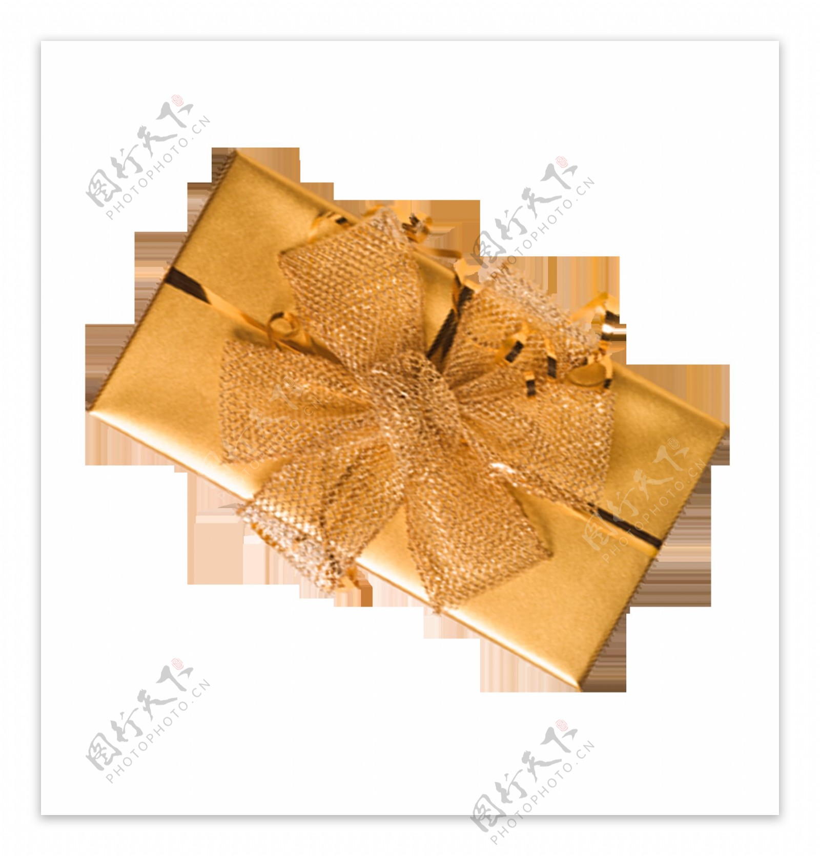 金色高端礼物盒素材