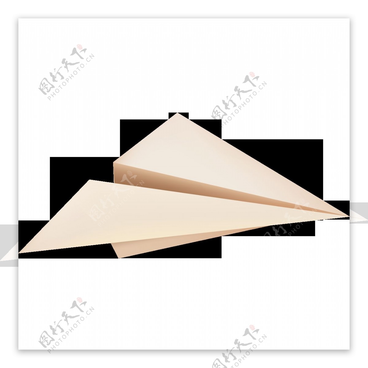 手工纸飞机png元素素材