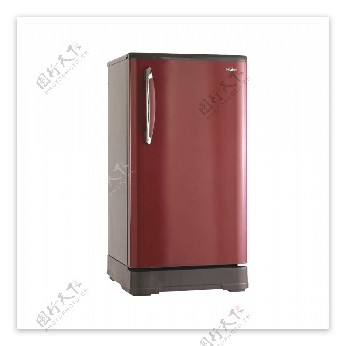 深红色小冰箱免抠png透明图层素材