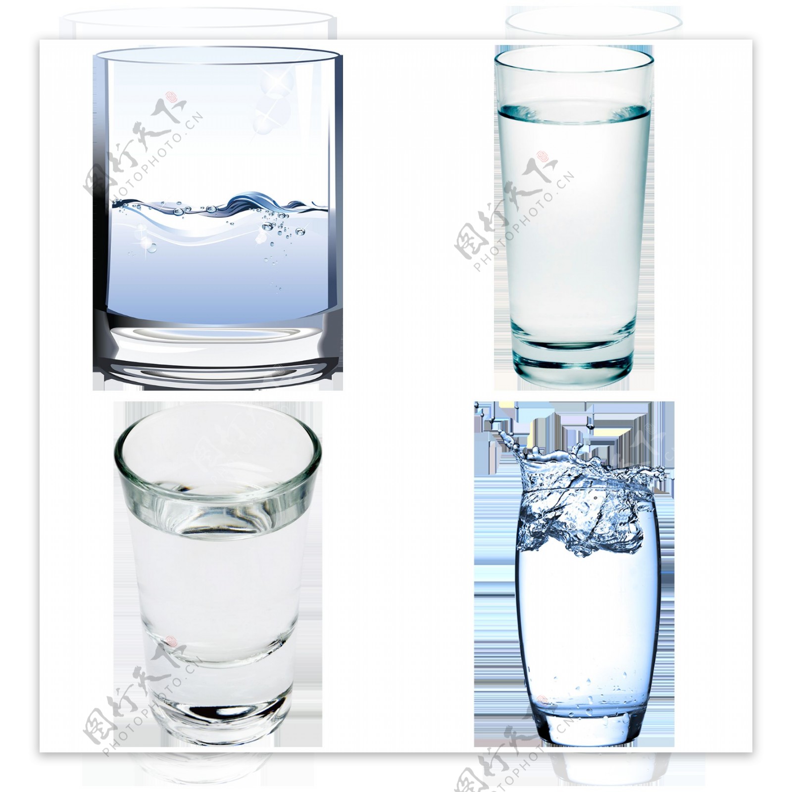 透明玻璃小白酒杯 心形杯 广告工艺杯 烈酒杯 子弹杯 30ML-阿里巴巴