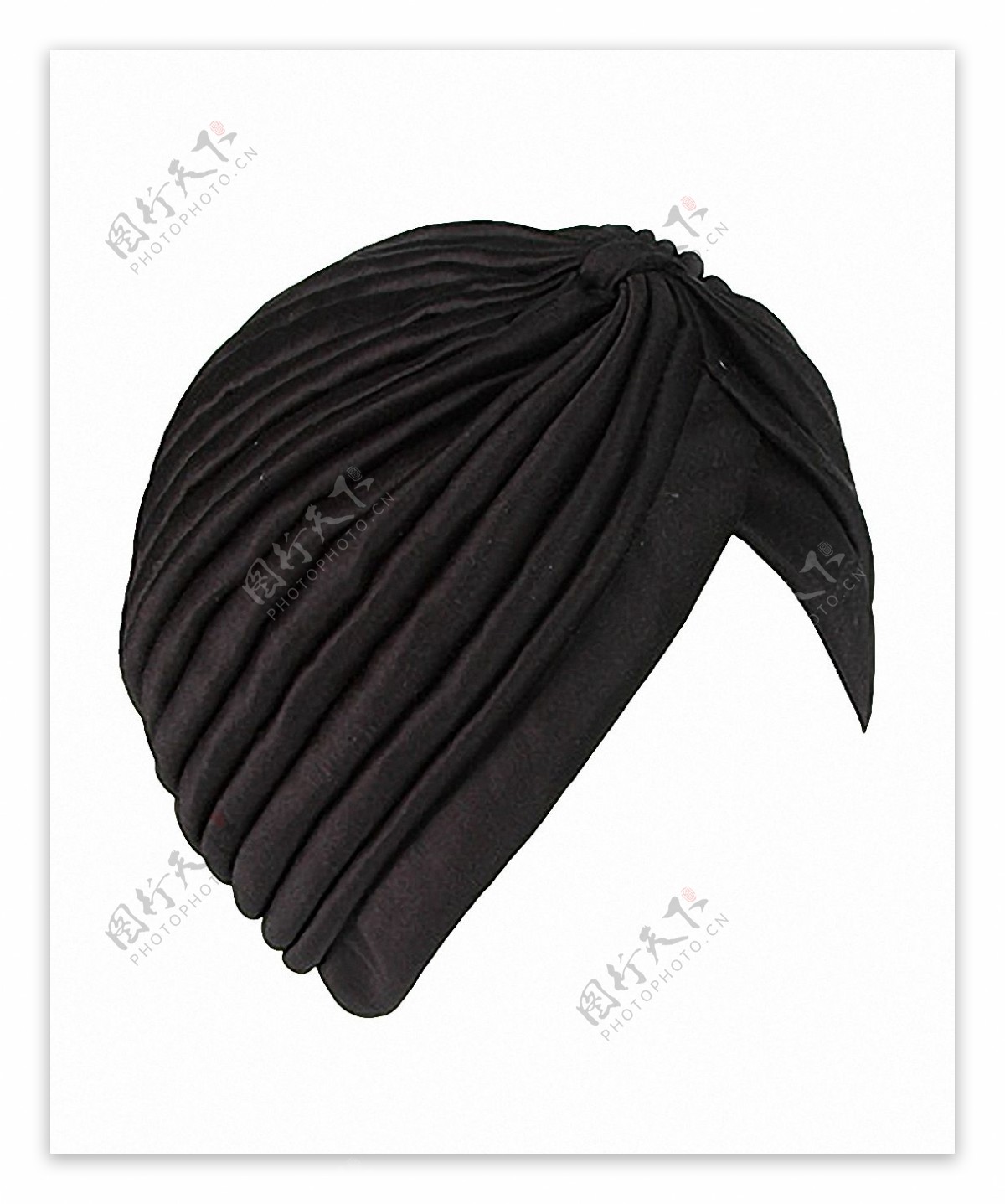 黑色创意锡克教头巾免抠png透明素材