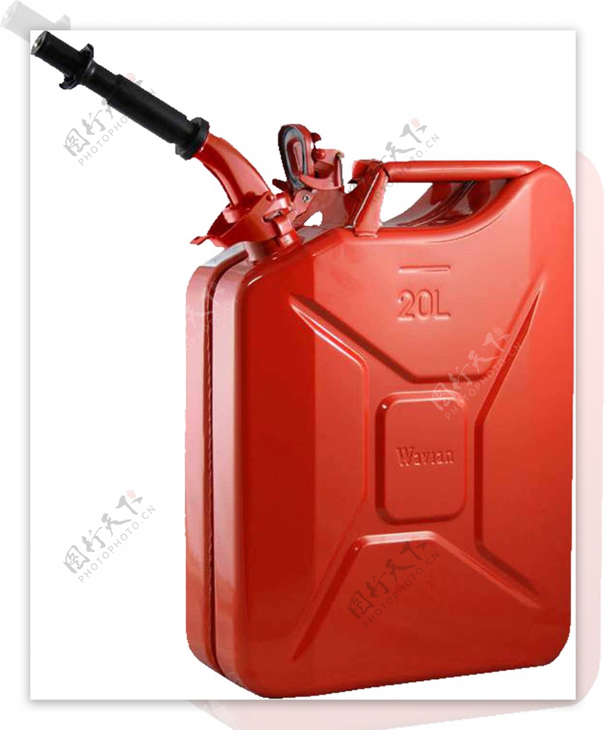 红色汽油罐免抠png透明图层素材