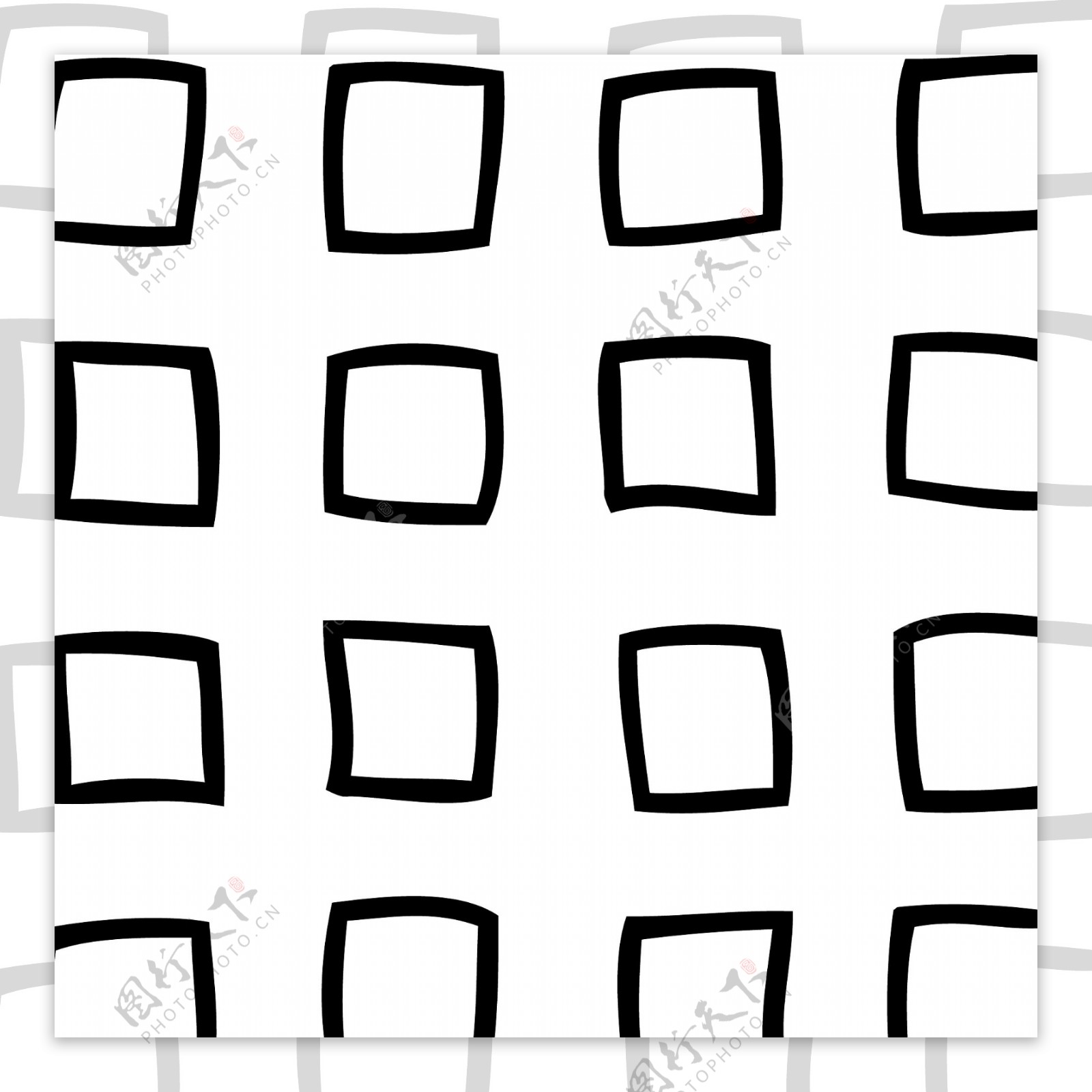 黑白方块矢量图下载