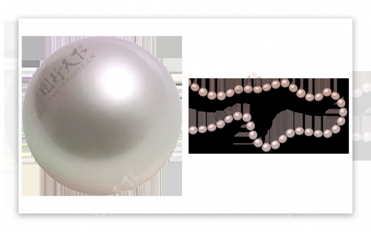 圆形大珍珠免抠png透明图层素材
