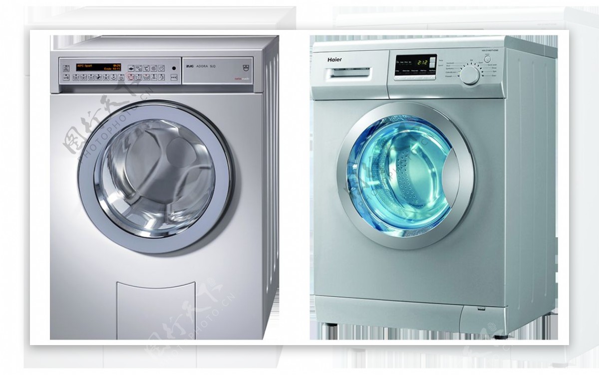 洗衣机海报免抠png透明图层素材